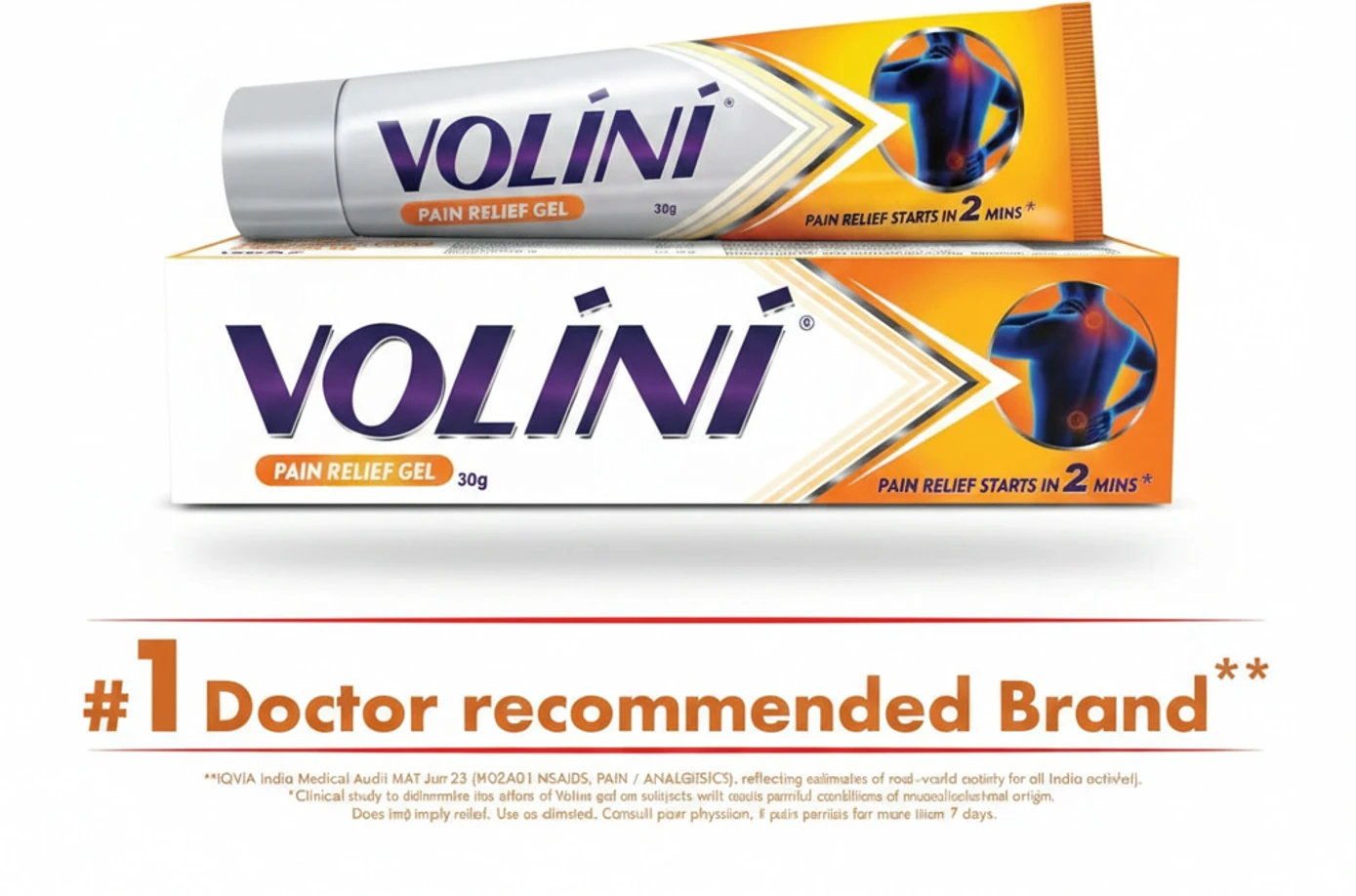 Volini Pain Relief Gel - 75g